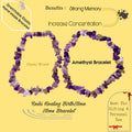 Uncut Amethyst Crystal Chip Bracelet – Minimal Aesthetic | Calm Energy, Healing & Perfect Gift for Best Friends