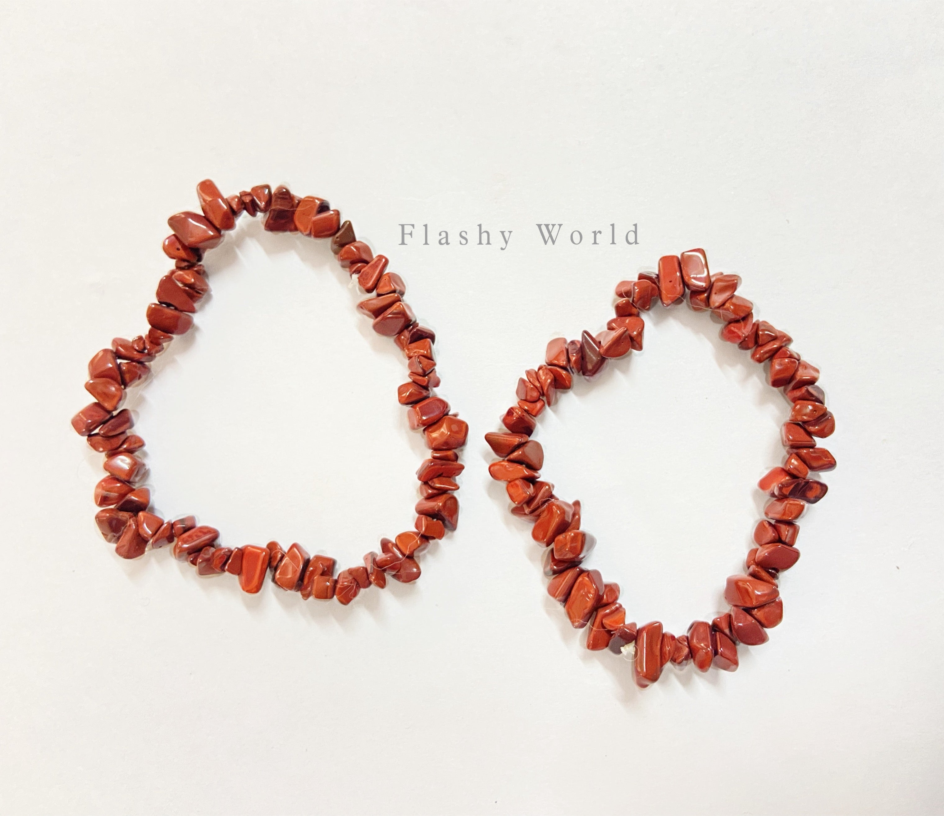 Uncut Red Jasper Chip Bracelet – Confidence, Strength & Positivity | Minimal Crystal Jewelry | Perfect Best-Friend Gift