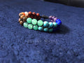 7 Chakra Double-Layer Beaded Bracelet — Threaded Wrap | Chakra Balancing, Reiki Jewelry, Energy Bracelet for Meditation