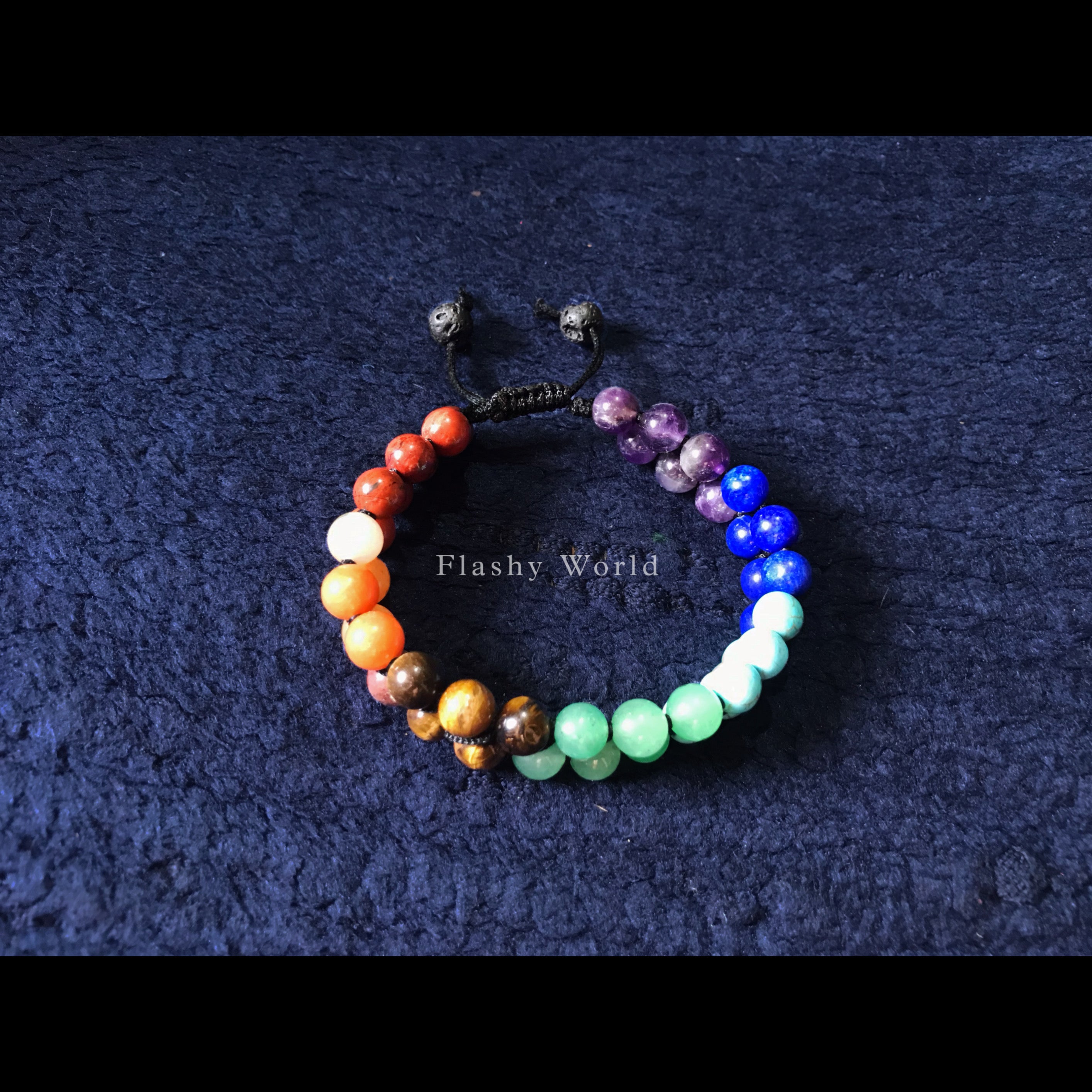 7 Chakra Double-Layer Beaded Bracelet — Threaded Wrap | Chakra Balancing, Reiki Jewelry, Energy Bracelet for Meditation
