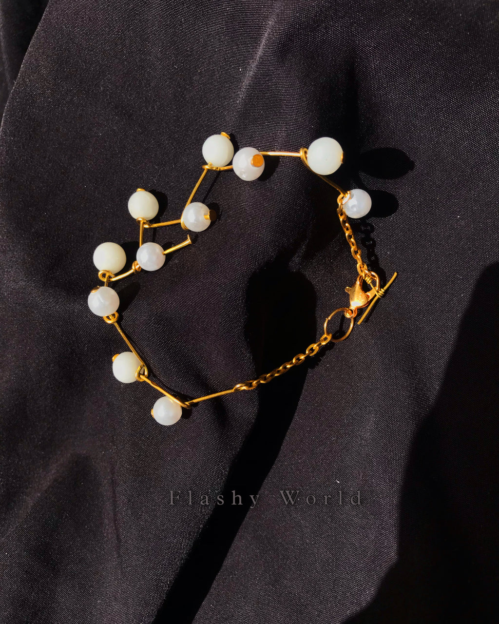 Minimalist White Quartz & Pearl Bracelet – Elegant Handmade Bracelet for Women | Calming Energy & Perfect Best Friend Gift