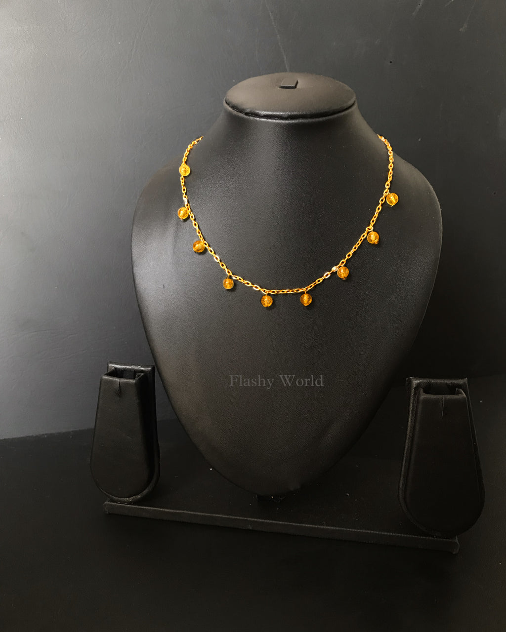Minimal Citrine Drop Necklace | Handmade Crystal Necklace for Positivity, Success & Good Vibes | Perfect Gift for Girls